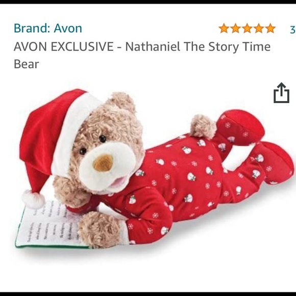 Avon Other - Avon “Nathaniel the story time bear”